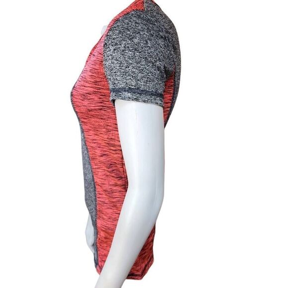 NWT Lida Collection Gray & Pink Heathered Athletic Tee Shirt (S/M) - Picture 4 of 6